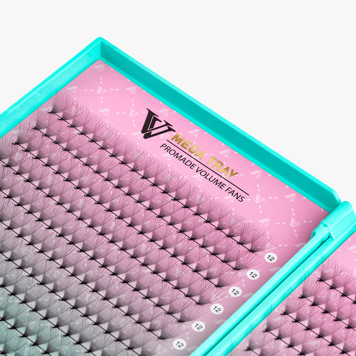 16D LASHBOOK  Promade Mega Volume Fans - 500 Fans SC
