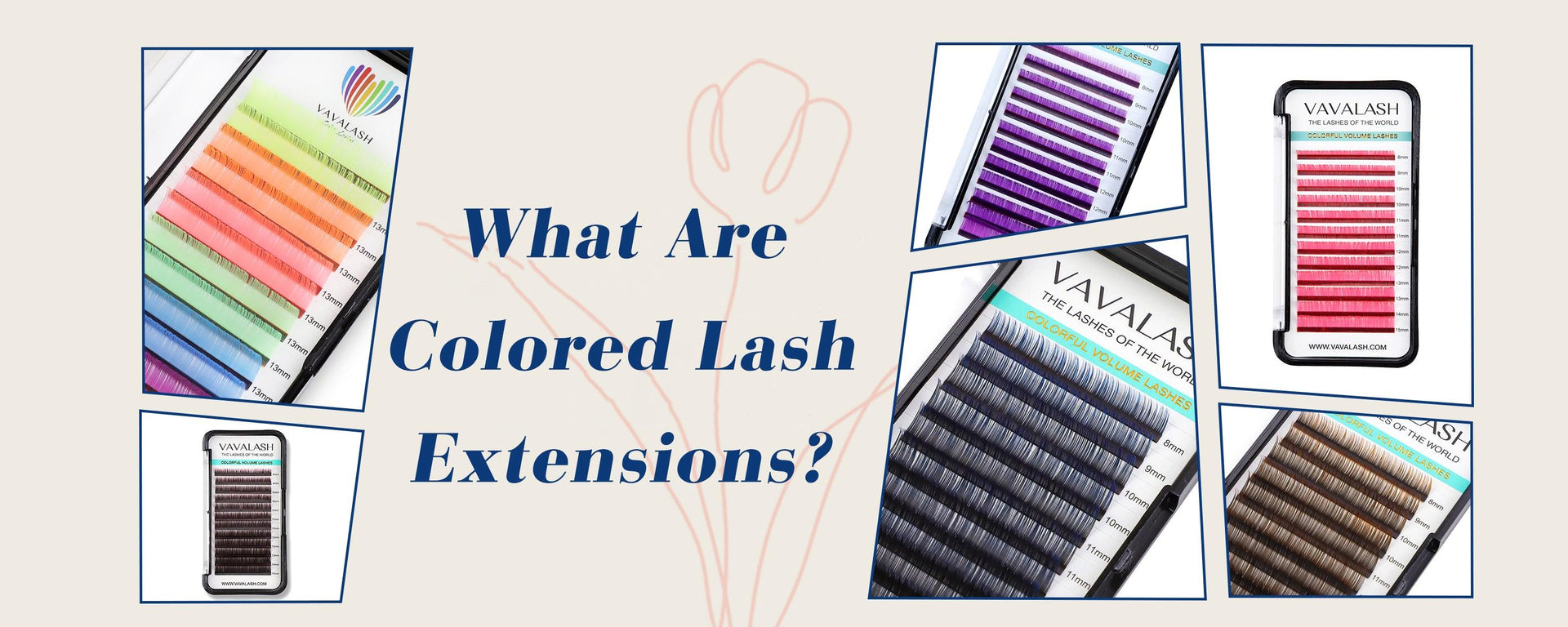 What Are Colored Lash Extensions? - VAVALASH