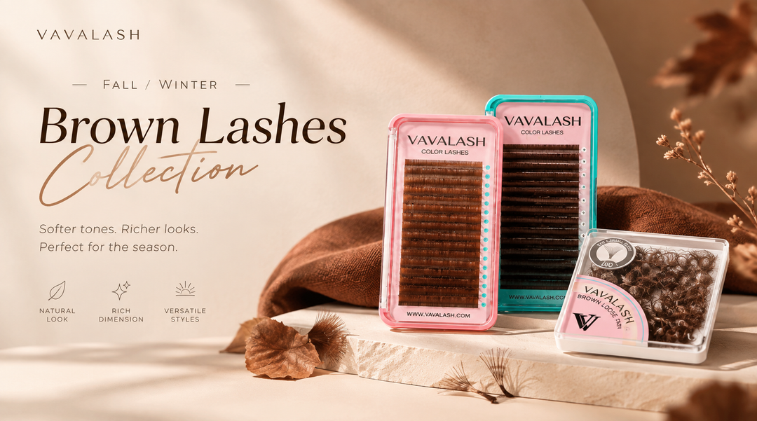 brown lashes having a moment