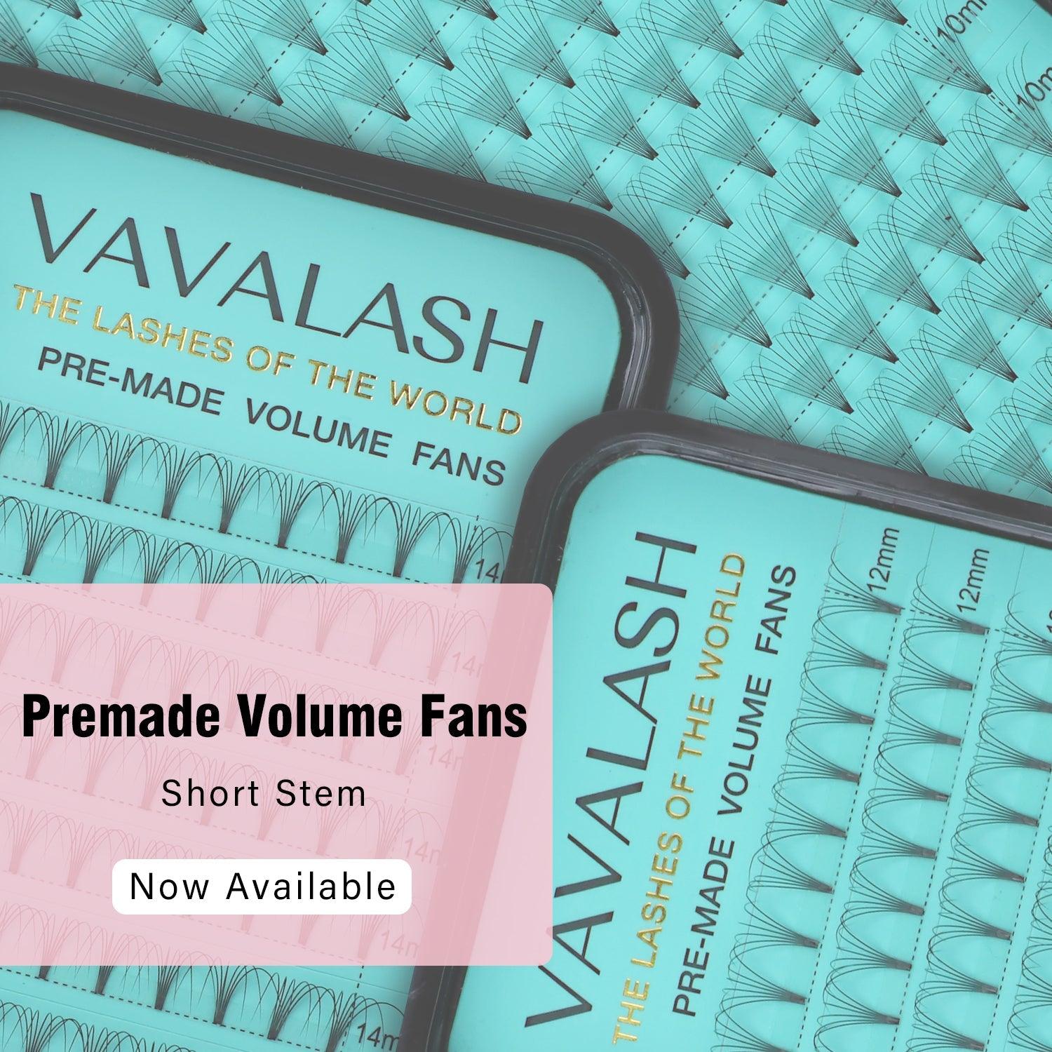 Pre-made Volume Fans Lashes | Short Stem Lashes – VAVALASH