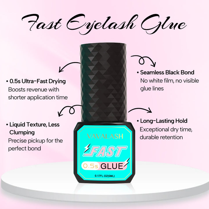 Fast Eyelash Glue 5ml 0.5s,long-lasting