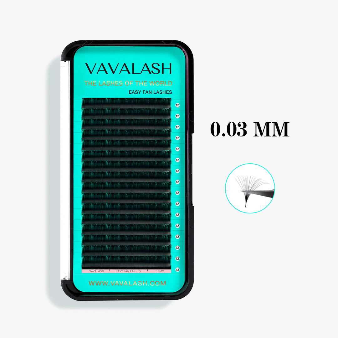 Volume Easy Fan Lash Extensions 0.03mm
