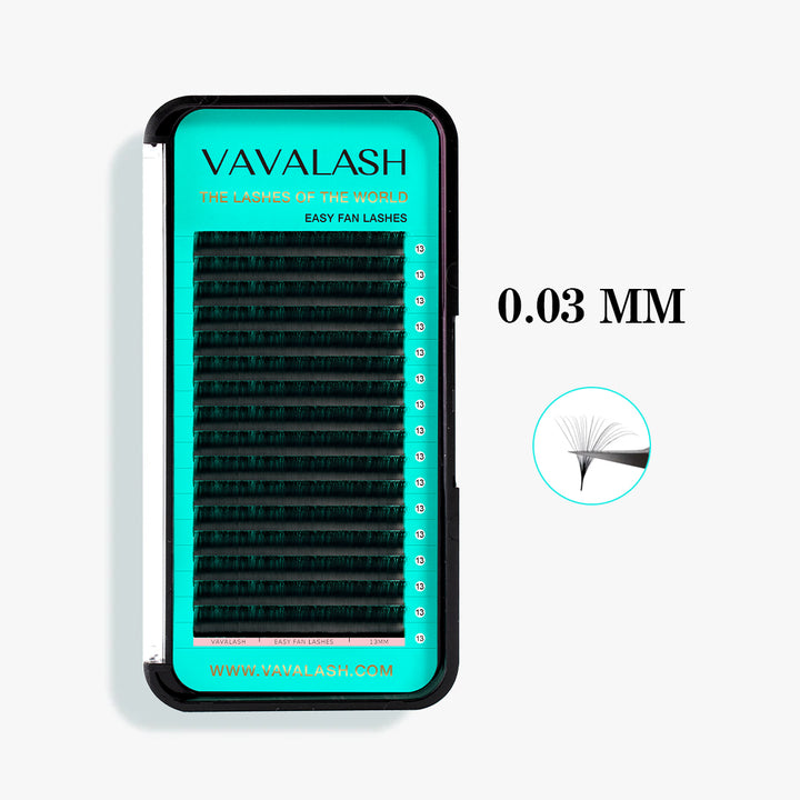 Volume Easy Fan Lash Extensions 0.03mm