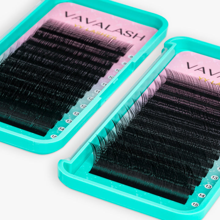 Foxy Eye Slant YY Premade Fan (2 Boxes)