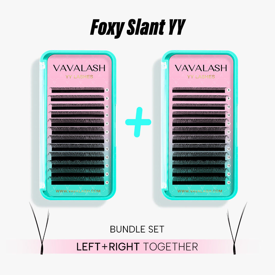 Foxy Eye Slant YY Premade Fan (2 Boxes)