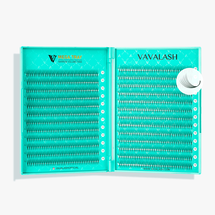 10D LASHBOOK Narrow Promade Volume Fans - 1000 Fans SC