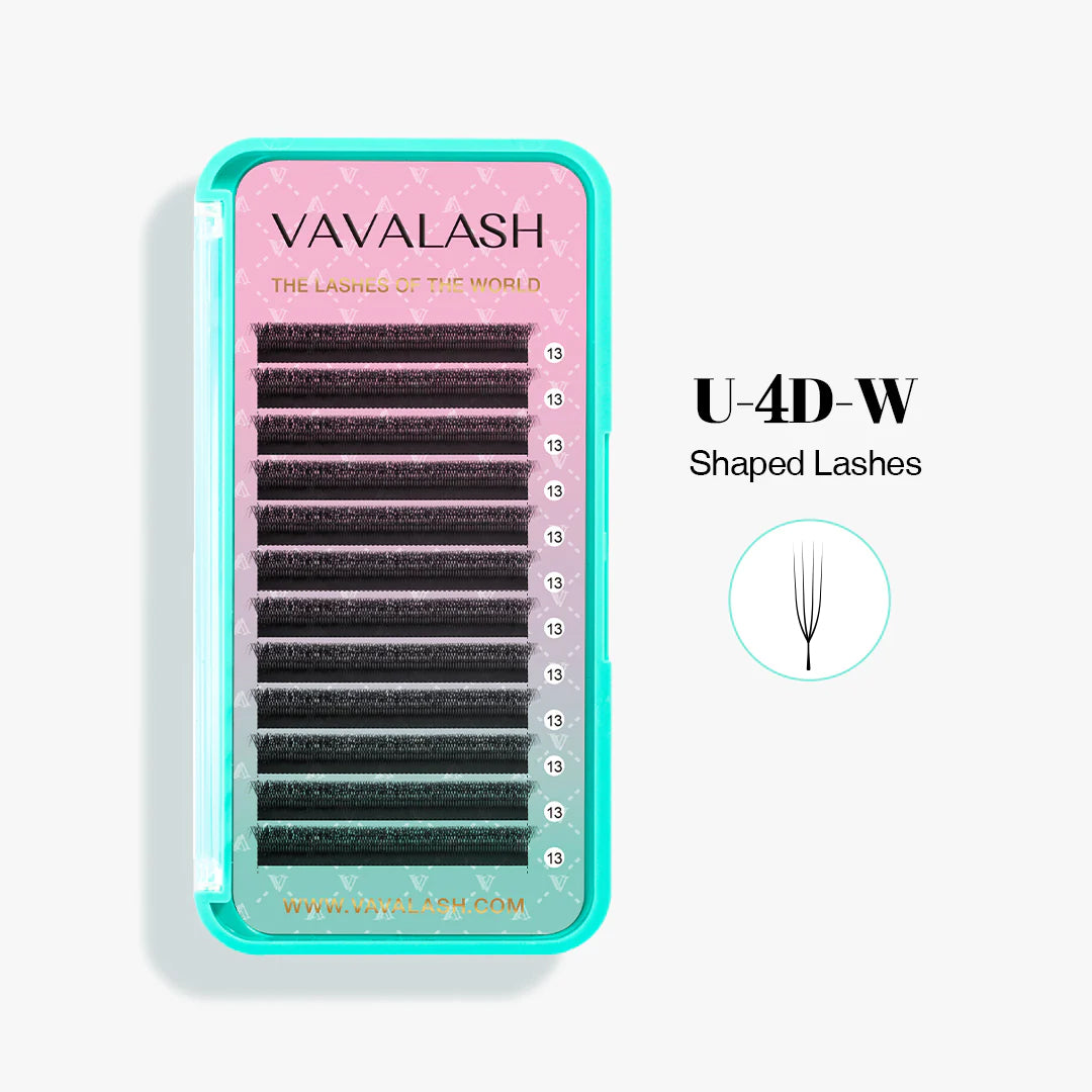 U-SHAPE VOLUME W-4D LASHES