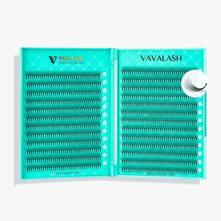 16D LASHBOOK Narrow Promade Volume Fans - 1000 Fans SC