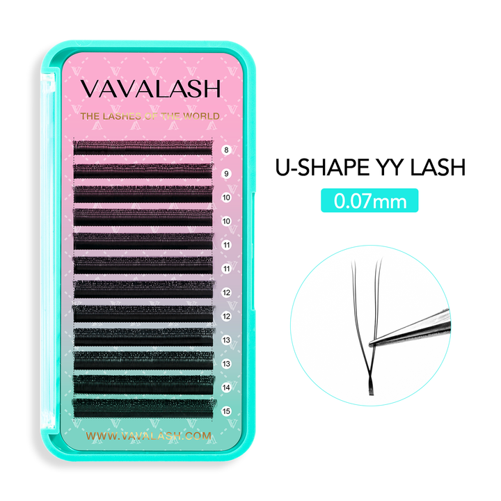 0.07MM U-shape YY Volume Lashes SC