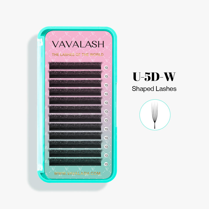 0.07MM U-shape W 5D Volume Lashes SC