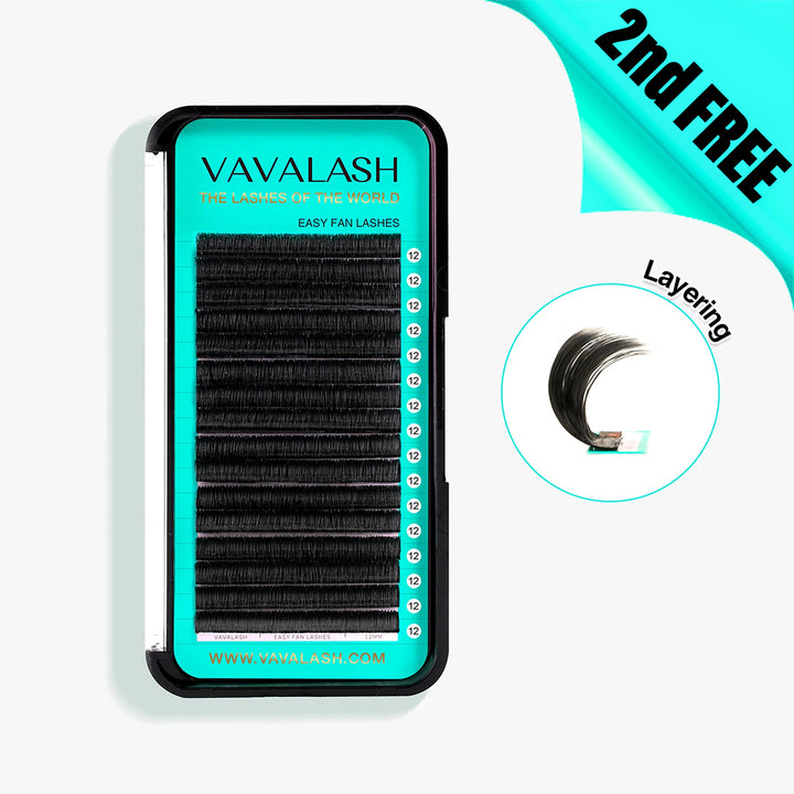 0.03MM 3D Easy Fan Mega Volume Eyelash Extensions