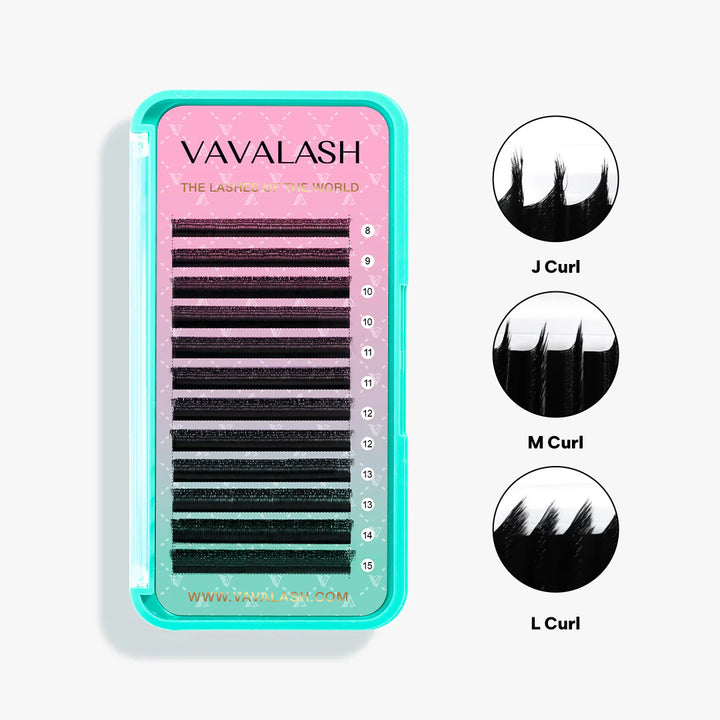W-Shape 5D Volume Premade Fan Lash Extensions J/L/M Curl