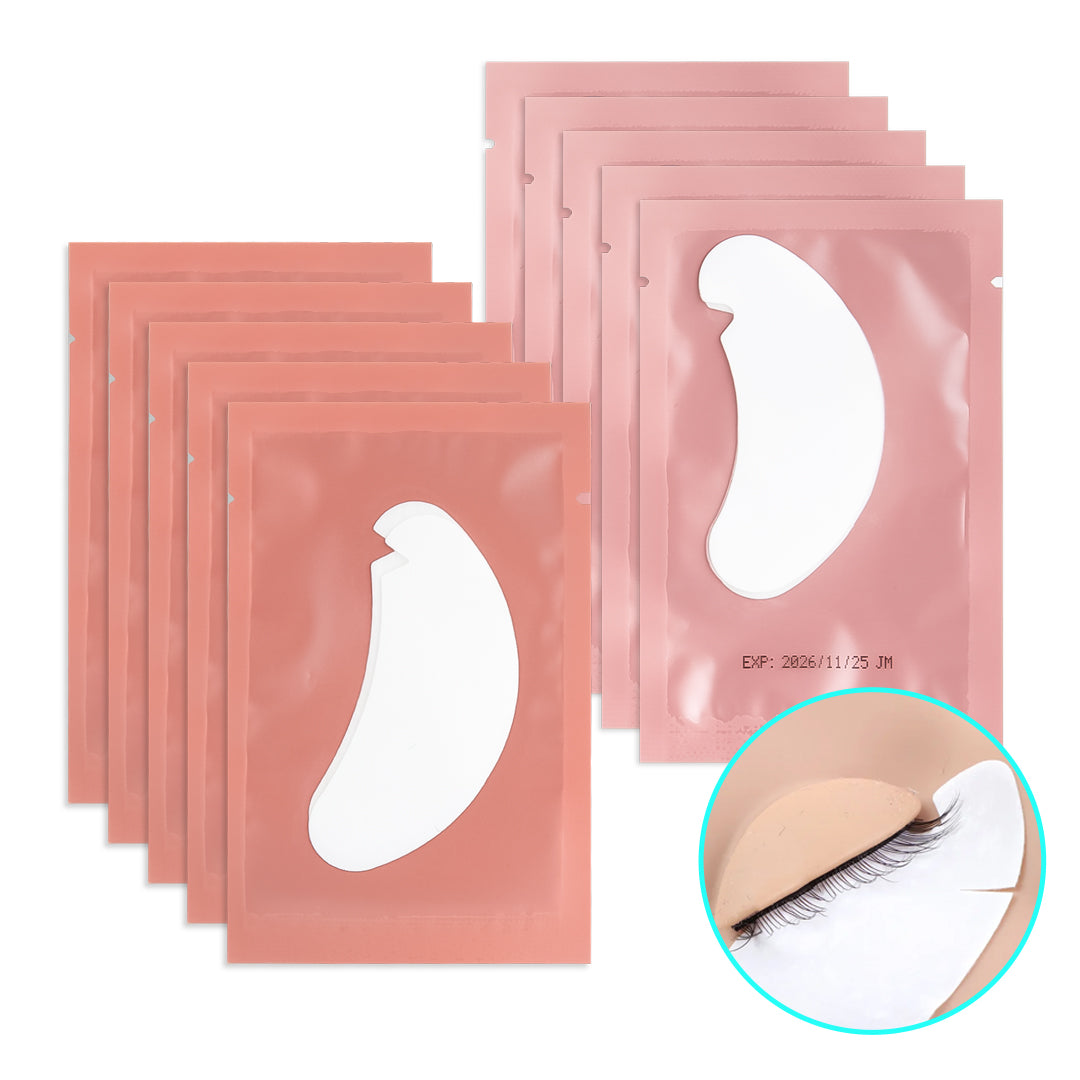 Pads de gel d'œil pré-coupés 50pcs / pack