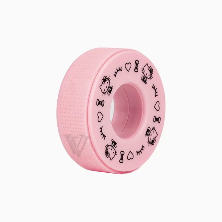 Colorful 3M Sensitive Narrow Lash Tape (Pink with Printed Pattern)