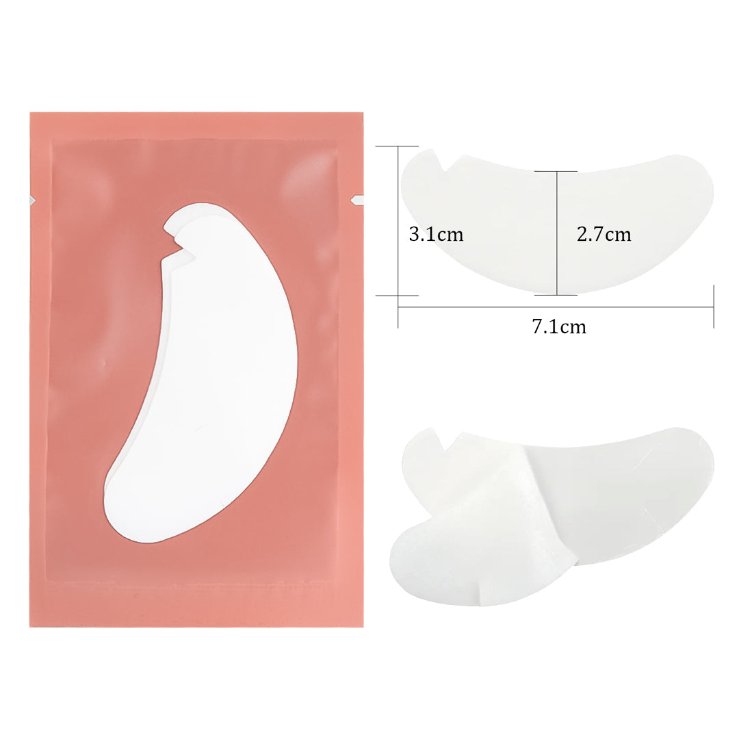 Pads de gel d'œil pré-coupés 50pcs / pack