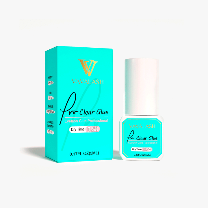 Glue de pestañas transparente