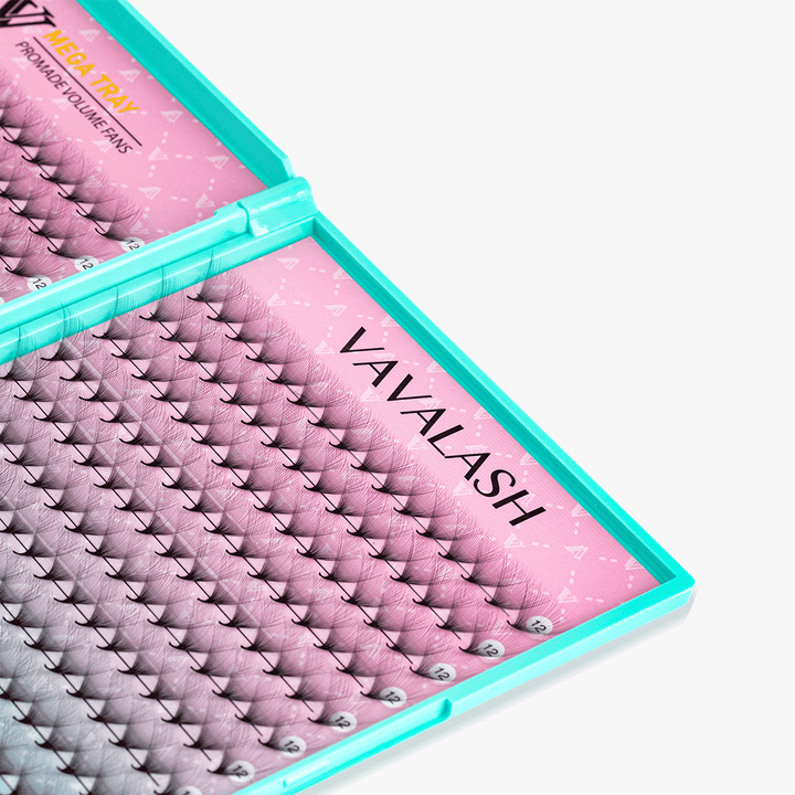 30D LASHBOOK  Promade Mega Volume Fans - 500 Fans