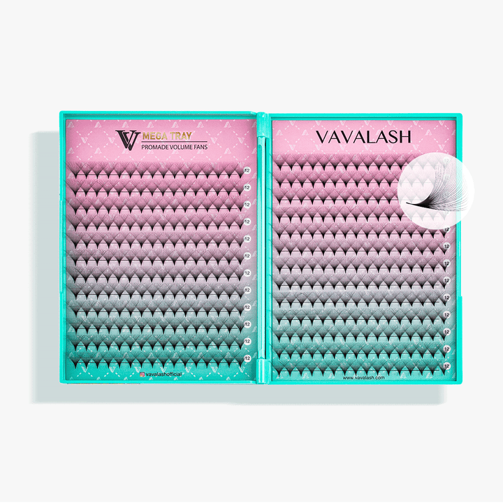 30D LASHBOOK  Promade Mega Volume Fans - 500 Fans
