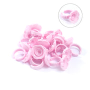 Flower-Shaped Glue Ring for Lash Extensions 100pcs/pack