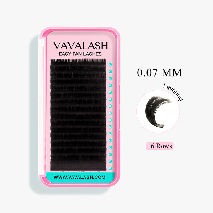 0.07MM 3D Easy Fan Volume Eyelash Extensions