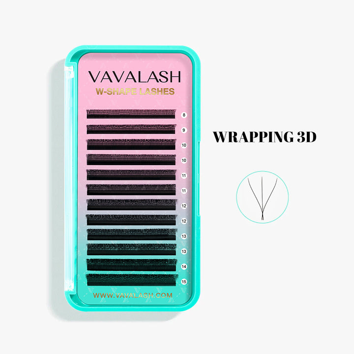 Wrapping W-Shape 3D Volume Premade Fan
