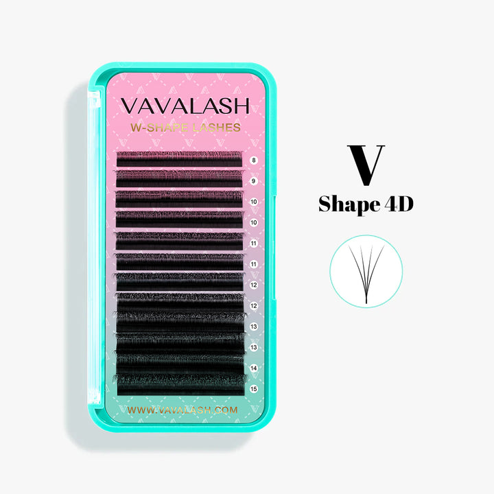 0.07MM V-Shape W 4D Volume Lashes