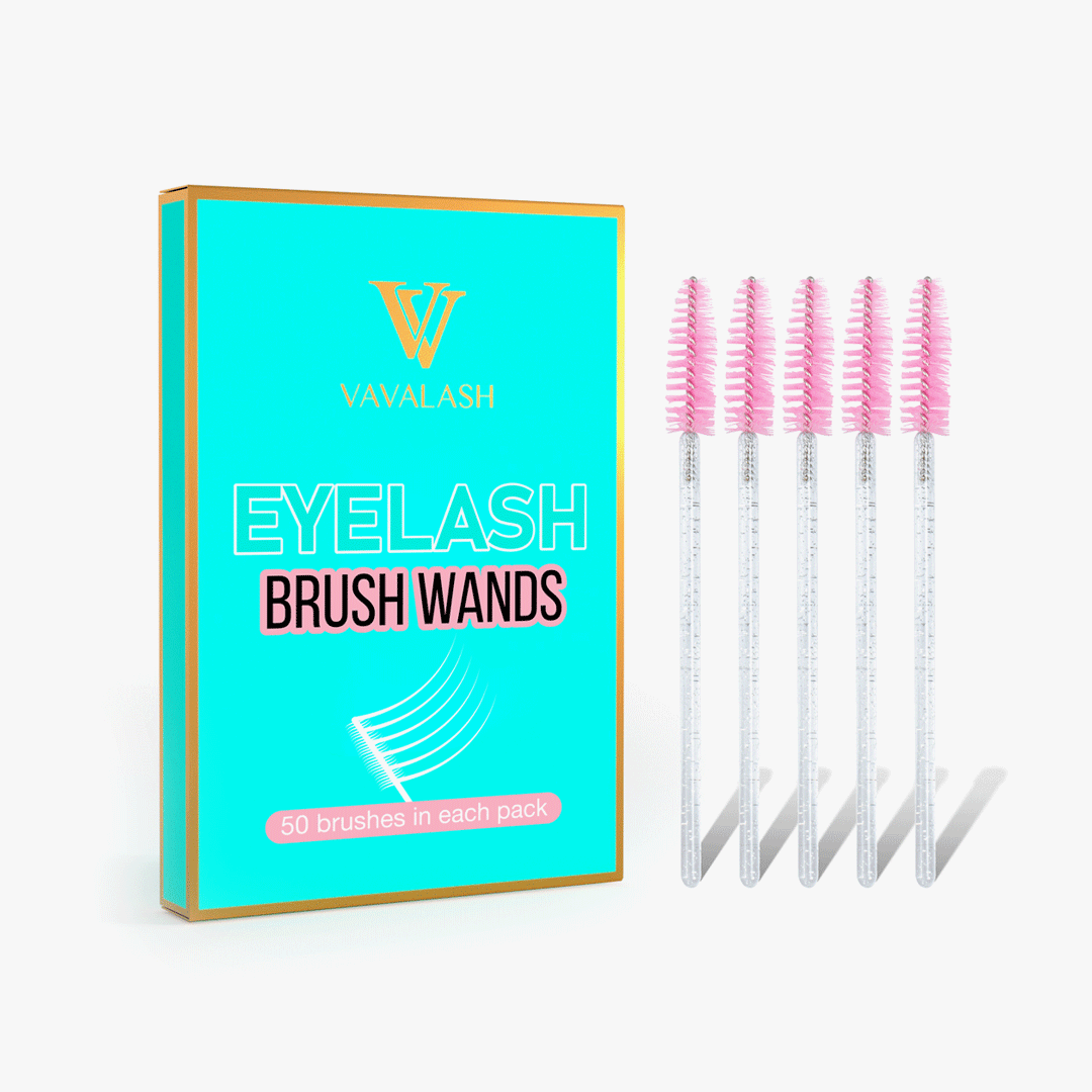 New Glitter Mascara Brush 50pcs/pack