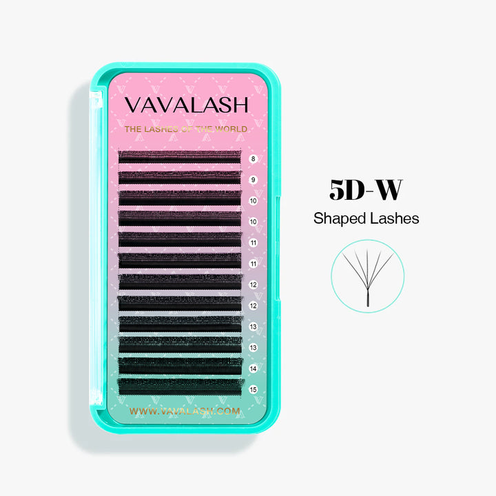 W-Shape 5D Volume Premade Fan Lash Extensions SC