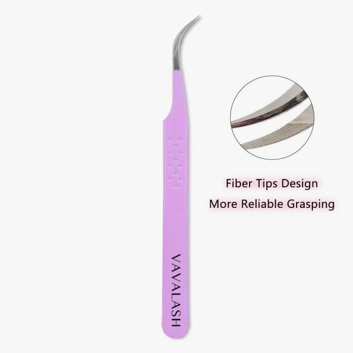 VV-01 Fiber Tip Tweezers for Volume Eyelash Extensions
