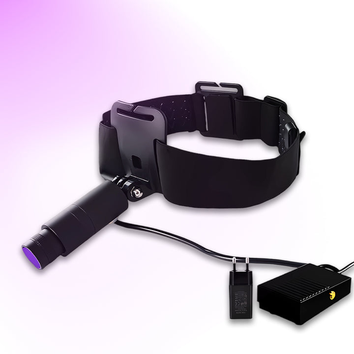 UV/LED Headlamp for Eyelash Extension