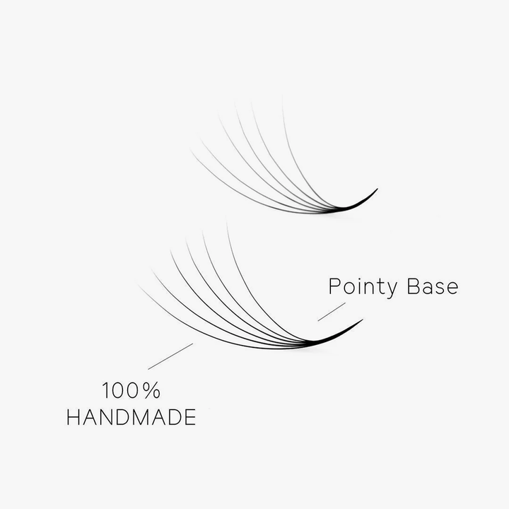 6D Handmade Premade Loose Fans With Pointy Base /500 Fans-2