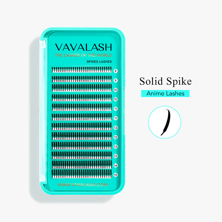 Solid Spike Anime Lashes
