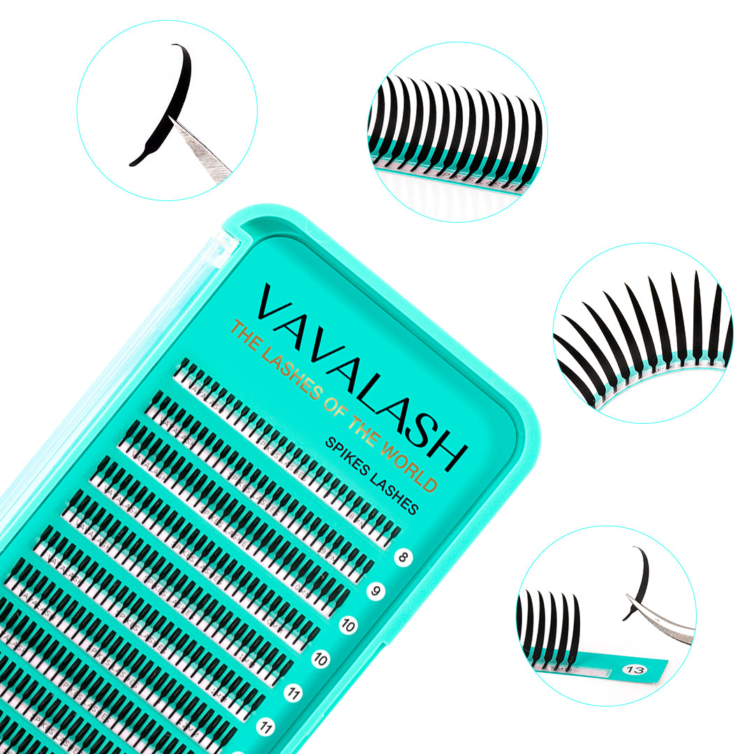 Solid Spike Anime Lashes