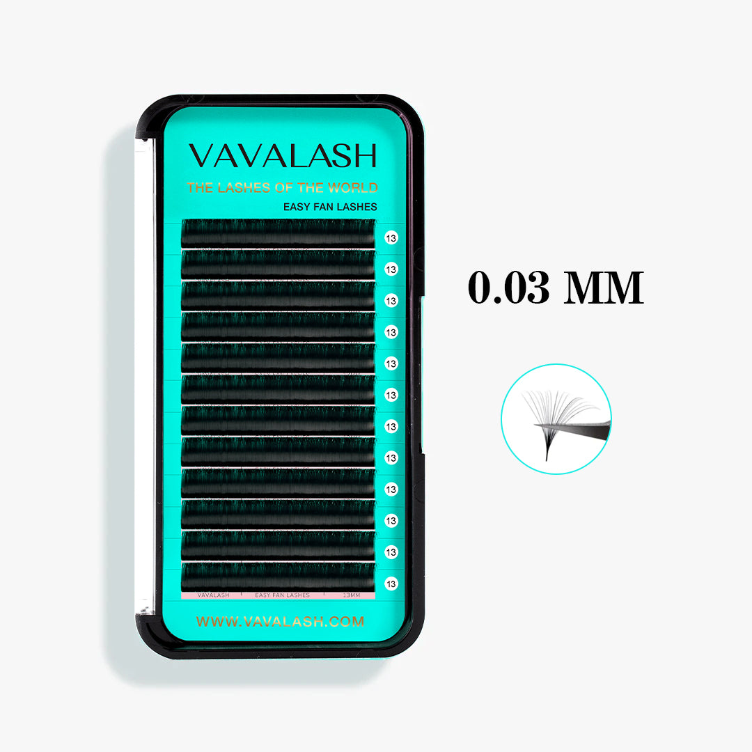 Volume Easy Fan Lash Extensions 0.03mm