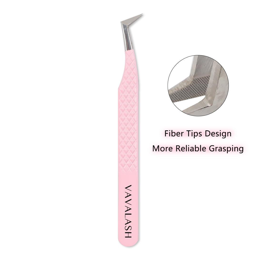VL-01 Fiber Tip Tweezers for Dust Mega Volume Eyelash Extensions SC