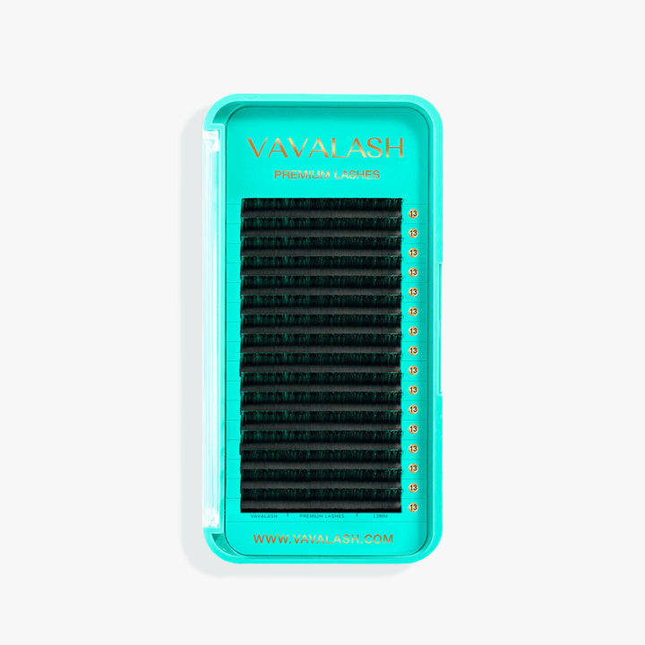 Individuelle Wimpernverlängerung unten B Curl