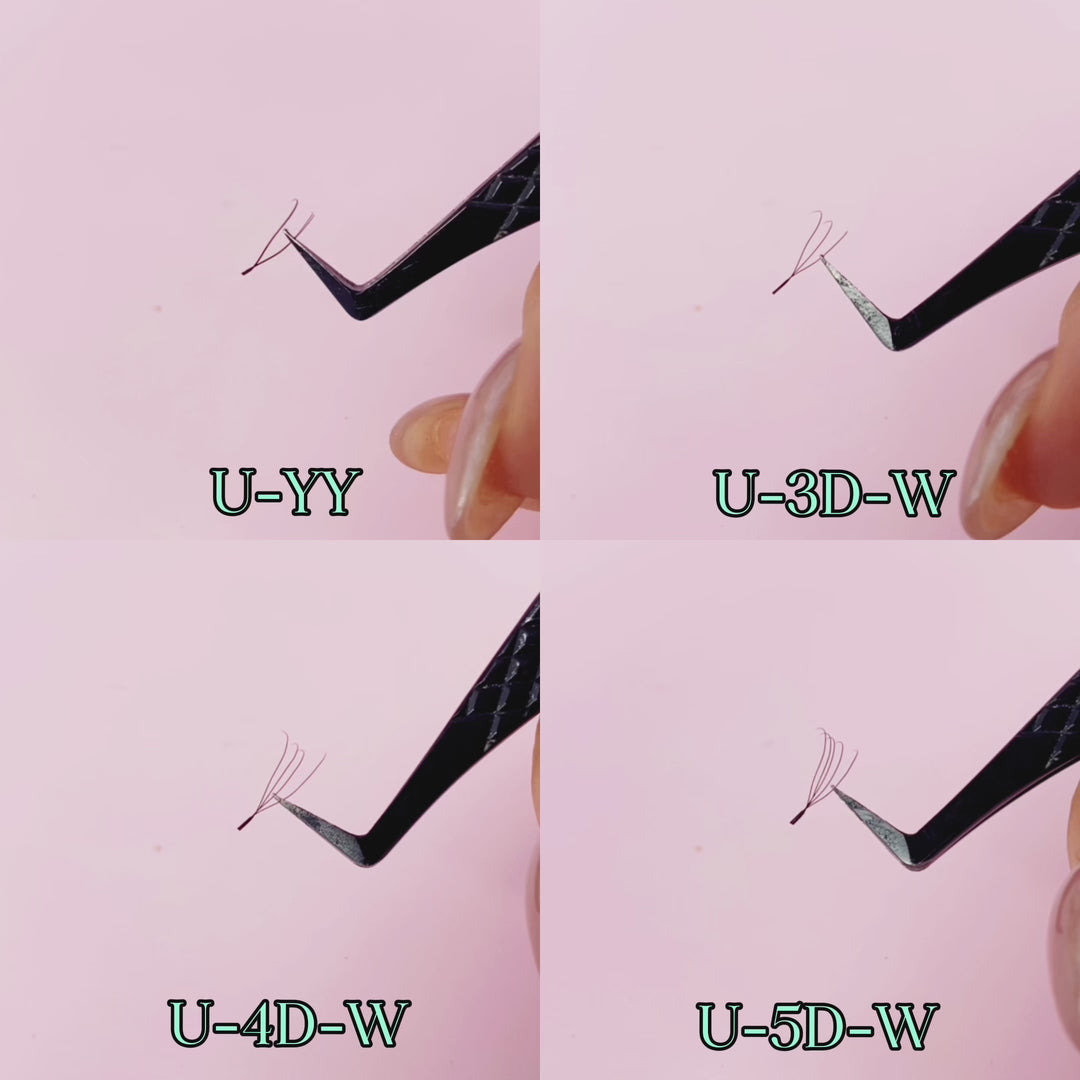 0.07MM U-Shape W 4D Volume Lashes