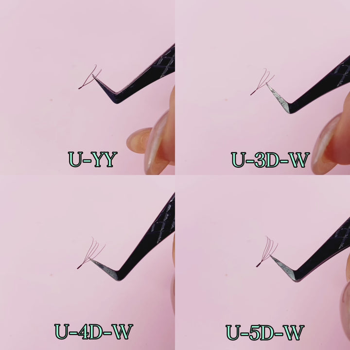 0.07MM U-Shape W 4D Volume Lashes