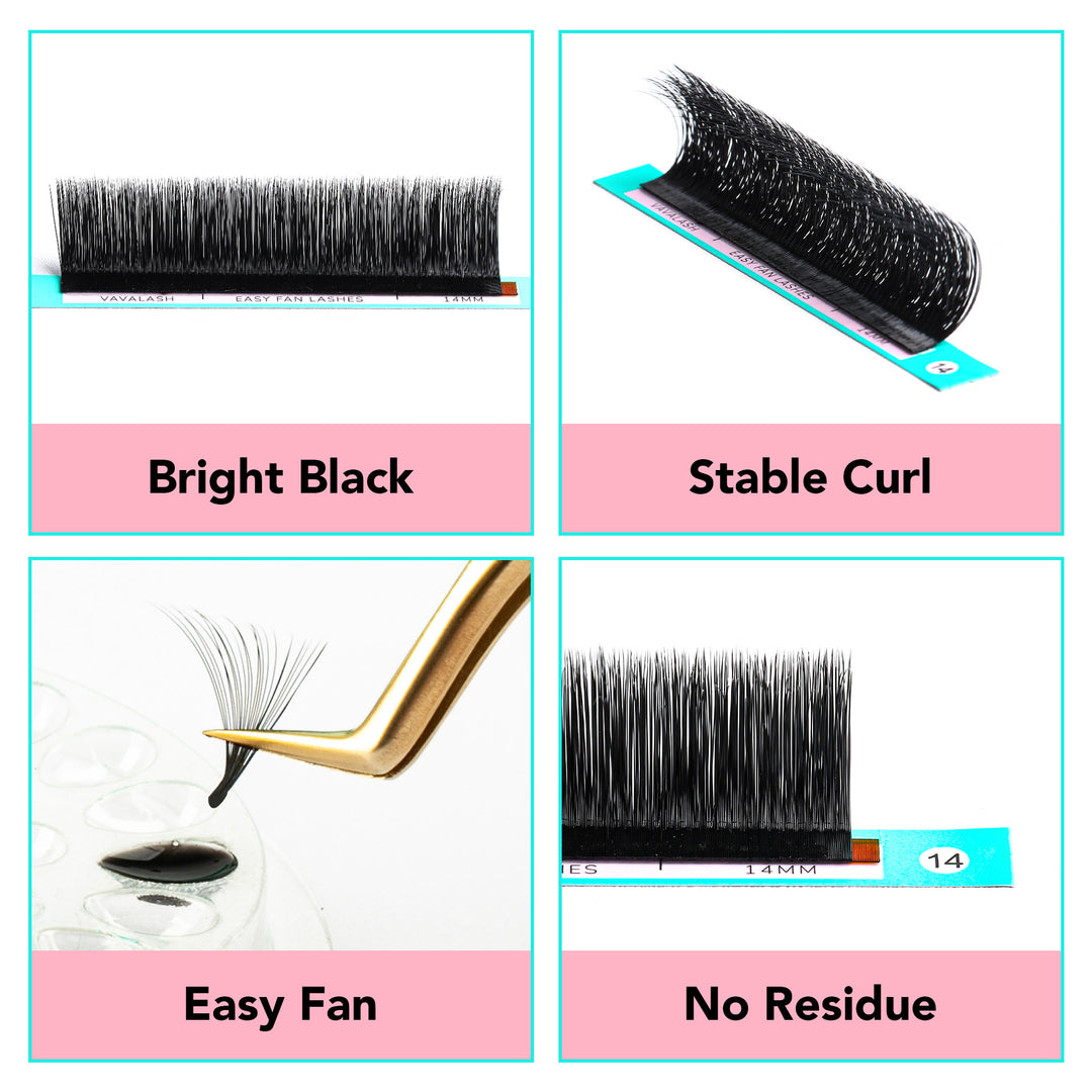 0.07MM 3D Easy Fan Volume Eyelash Extensions SC