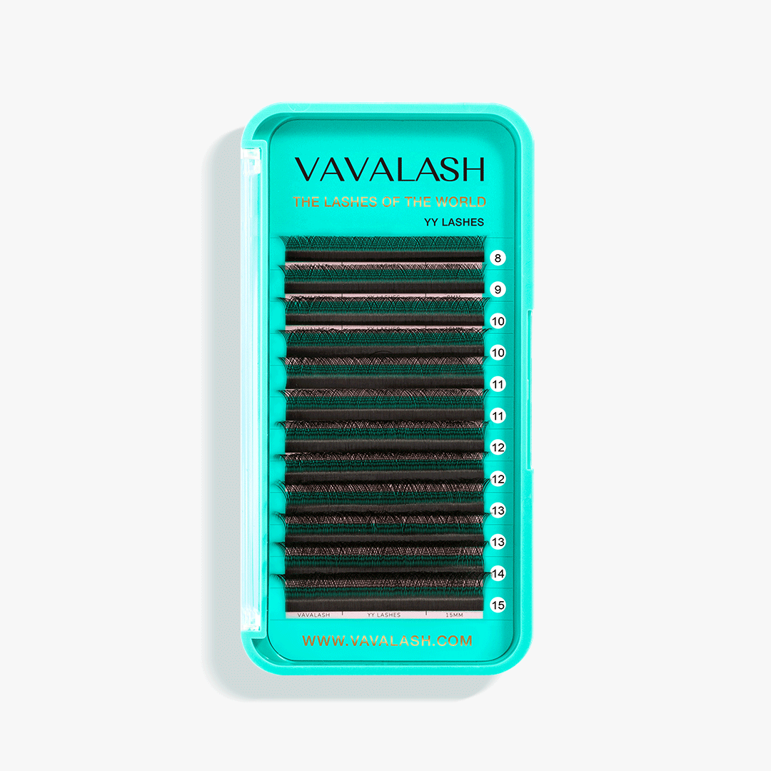 V Yy Colored YY Premade Volume Fans for Lash Extensions | VAVALASH