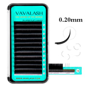 Wholesale Classic Eyelash Extensions Ellipse Flat Lashes 0.20mm