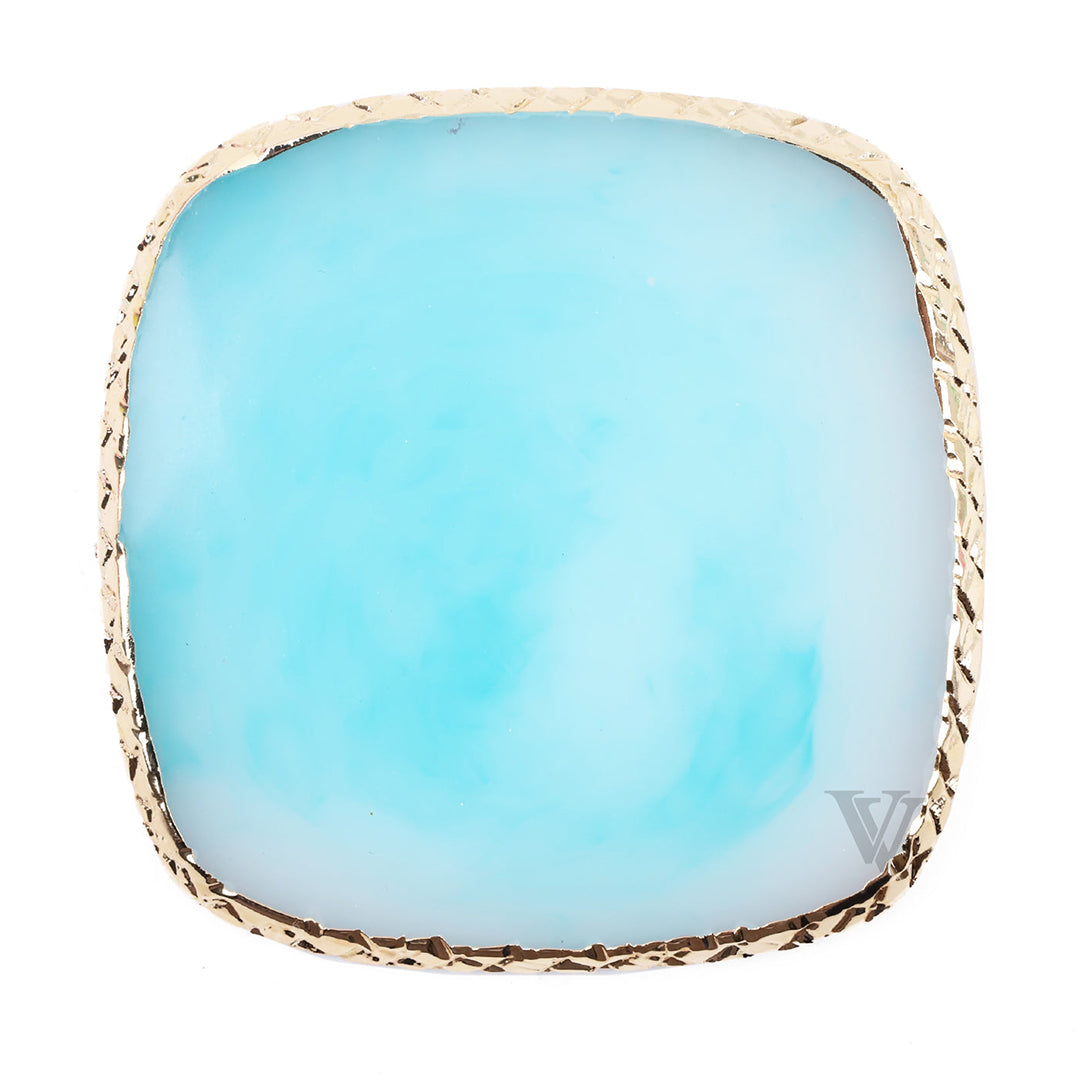 Square Agate Glue Stones