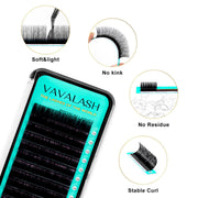 Matte Black Mega Volume Premium Lash Extensions 0.02mm
