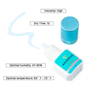 Blue Color Smart Eyelash Adhesive 5ml