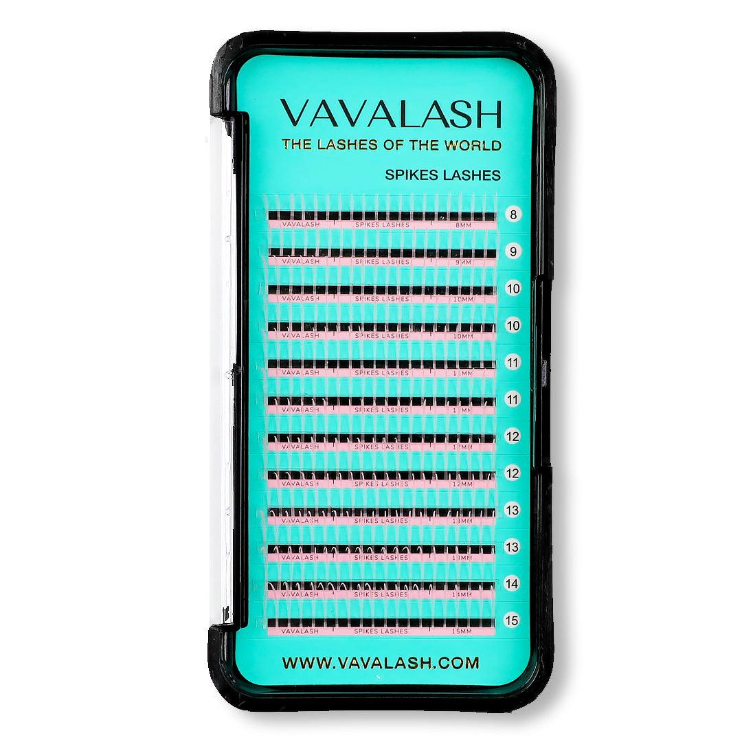 Premade Wispy Spikes Colored Lash Extensions 0.07mm - VAVALASH