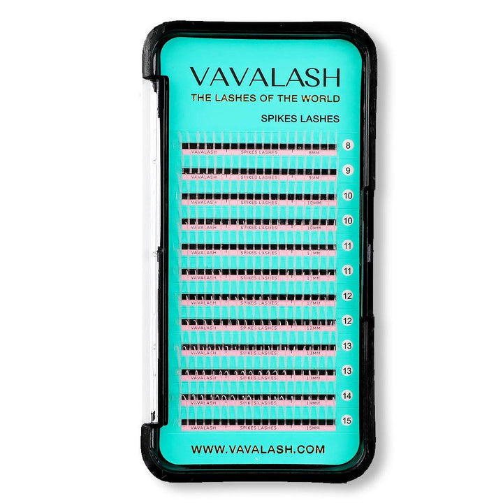 Premade Wispy Spikes Colored Lash Extensions 0.07mm - VAVALASH