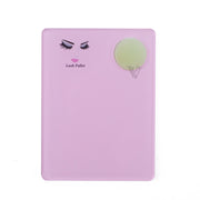 The Pink Glass Lash Pallet & Jade Stone Glue Holder