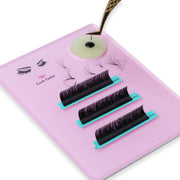 The Pink Glass Lash Pallet & Jade Stone Glue Holder