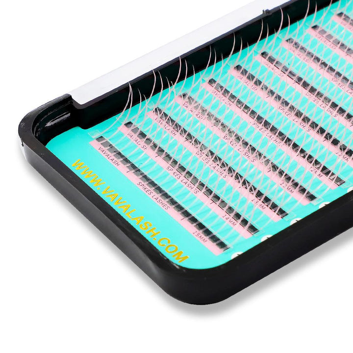 Premade Wispy Spikes Colored Lash Extensions 0.07mm - VAVALASH