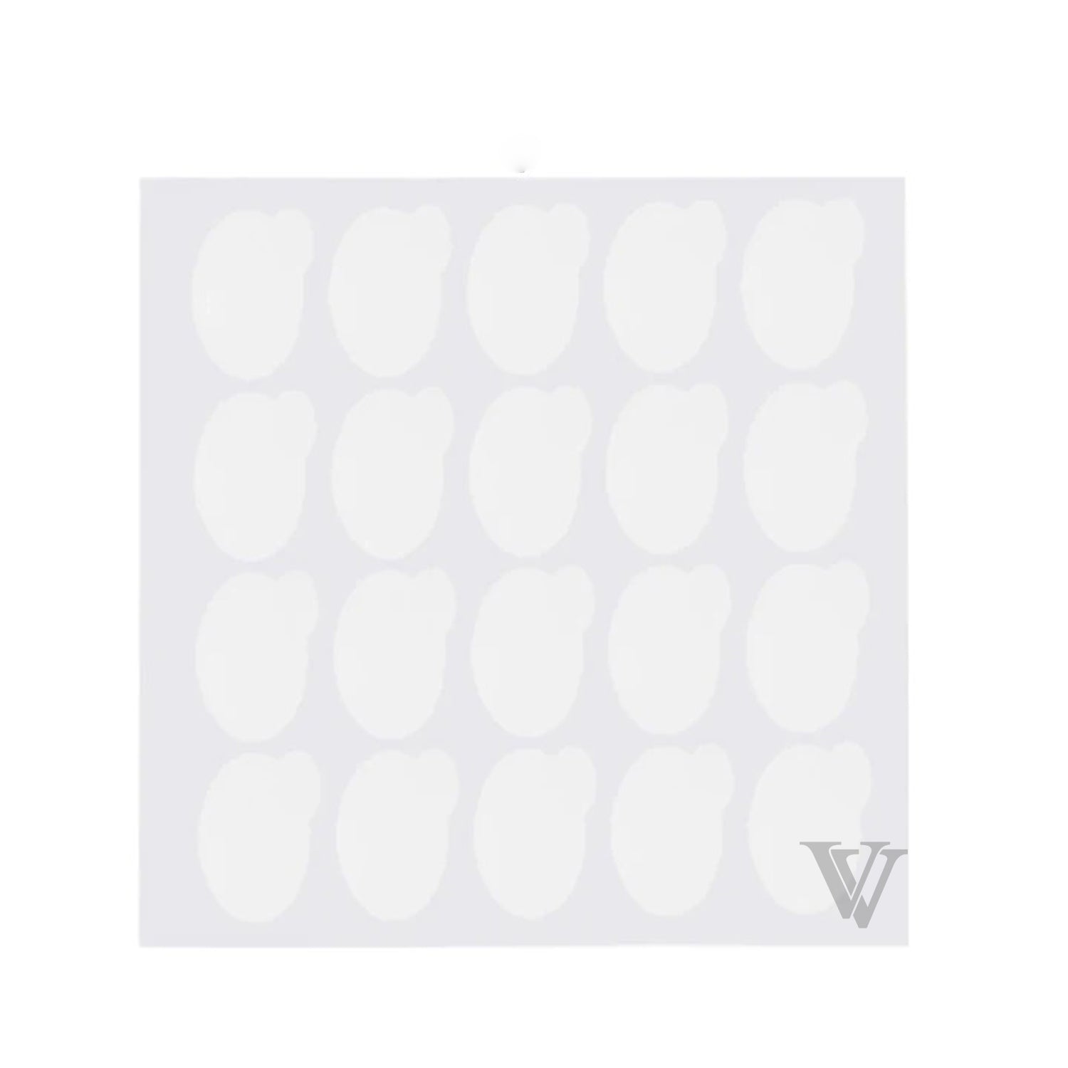 100pcs Disposable  GLUE STICKER(size:about 2.4cm)
